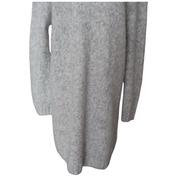 Ba&Sh Women's Gray Wool Blend V Back Beyla Sweater Dress Size 0/XS - Picture 5 of 14